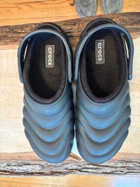 2 Pairs pf Black Crocs(never worn)